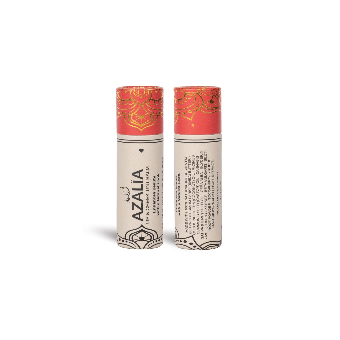 LIP AND CHEEK TINT N1 - Red - New container 3X BIGGER